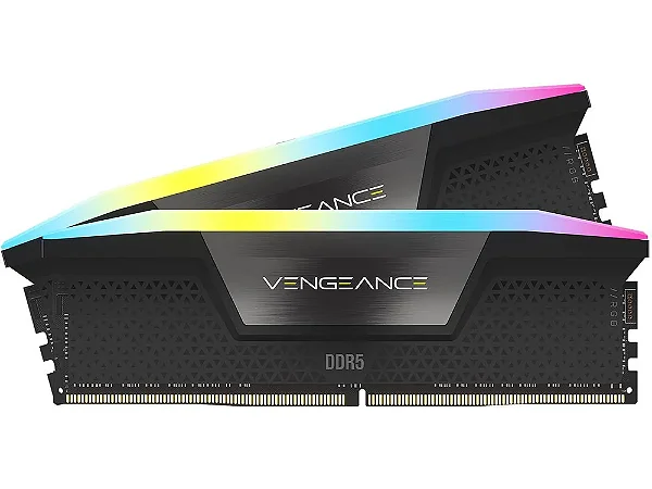 Memória  Ram 64GB Corsair Vengeance Rgb Ddr5 2x32gb Cl40 6000mhz - CMH64GX5M2B6000C40