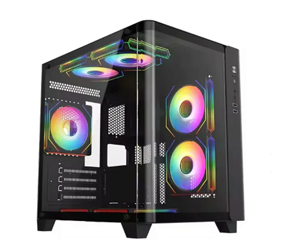 Gabinete Crypton Cube Eclipse MATX 3x Fan ARGB