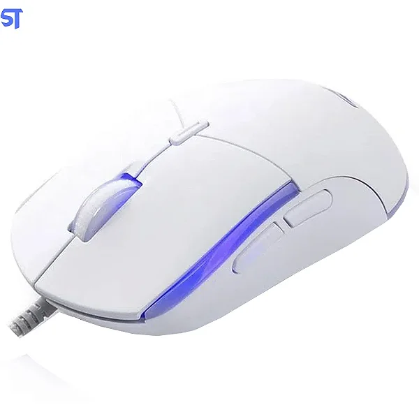 Mouse Gamer C3tech Mg-80wh, USB, RGB, 3200DPI