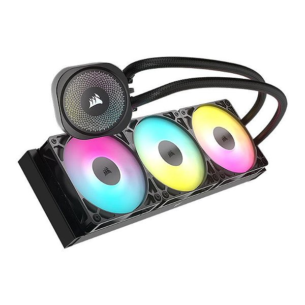 Water Cooler Corsair Nautilus 360 RS, ARGB, 360mm, Preto, CW-9060093-WW