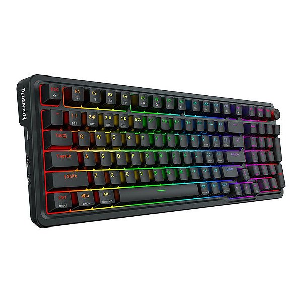 TECLADO MECANICO EISA PRO RGB PRETO SWITCH DUSTPROOF BROWN S/FIO K686- RGB-PRO ( PT-BROWN )