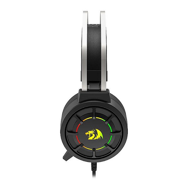 Headset Gamer Redragon Grendel, RGB, Drivers 40mm, Preto, H314-RGB