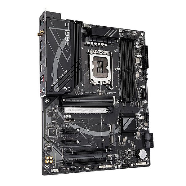 Placa Mae Gigabyte Z790 Eagle AX, WiFi, DDR5, LGA 1700, ATX, Chipset Intel Z790, Z790-EAGLE-AX