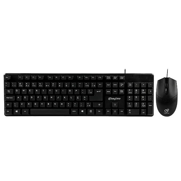 COMBO KEYTIME TECLADO + MOUSE MINIMAL PRETO KYT00015