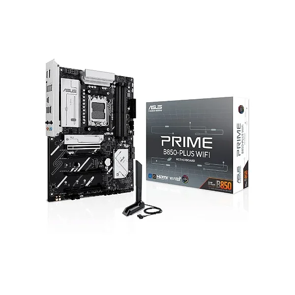Placa Mãe ASUS PRIME B850-PLUS WIFI, AMD AM5 , ATX, DDR5, Preto