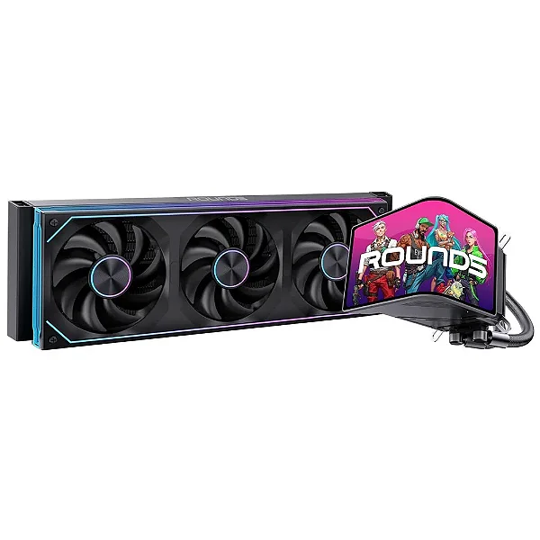 WATER COOLER 360MM HORIZON PRETO ROUND5