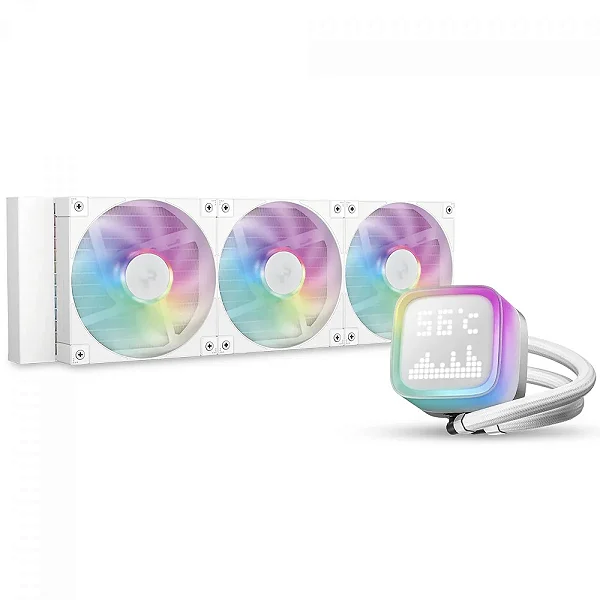 WATER COOLER DEEPCOOL LP360 WH BRANCO R-LP360-WHMSMC-G-1
