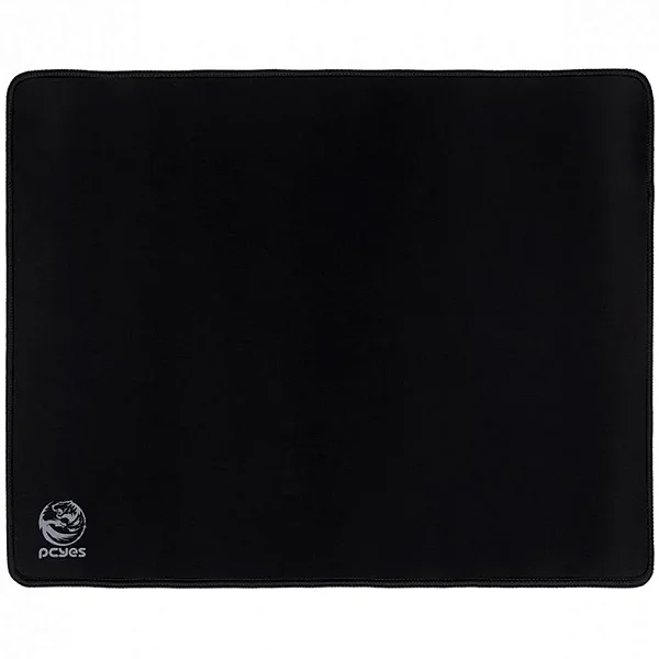 Mousepad Pcyes Colors Standard, 360x300mm, Superfície de Poliéster, Preto - PMC36X30B