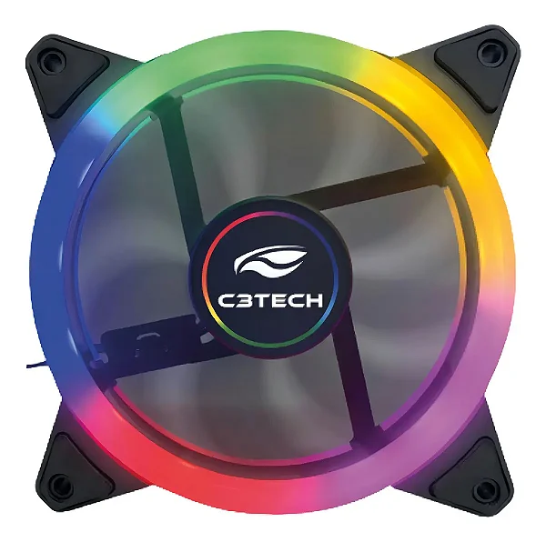 COOLER FAN F7- L130M 12CM C3TECH MOLEX 4P PRETO
