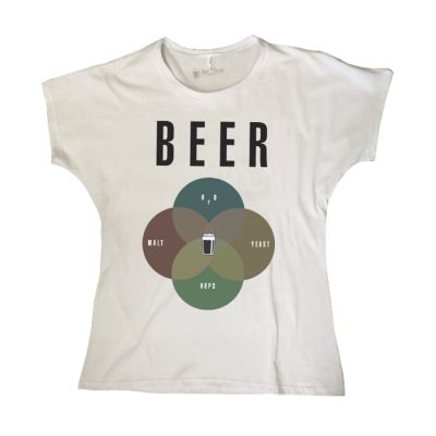 Camiseta Diagrama Feminina (Branca)