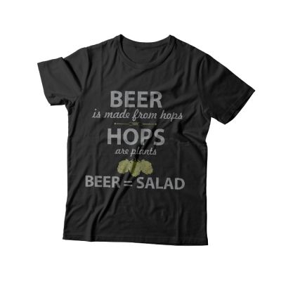 Camiseta Beer Salad (Preta)