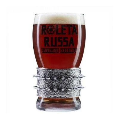 Copo Roleta Russa Spike Prata - 300 ml