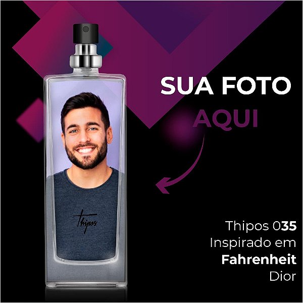 035 - Fahrenheit - Dior (55ml) - Com sua Foto