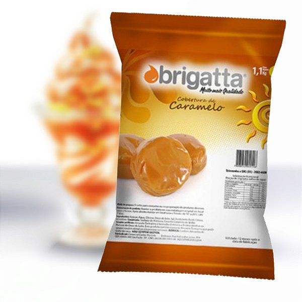 Cobertura Caramelo 1,100kg - Brigatta