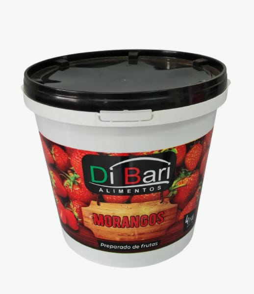 Preparado de Morango em pedaços Balde 4.1 KG