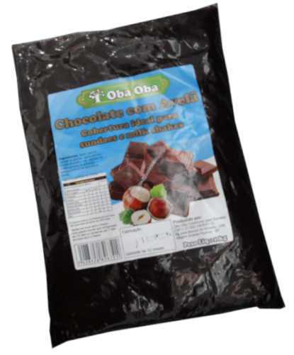 Cobertura de Chocolate Avelã Bag 1.25KG
