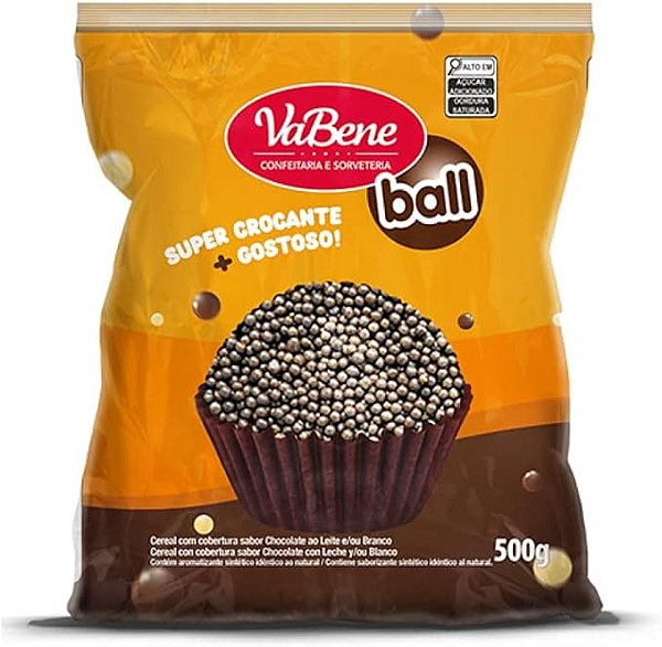 Cereal Micro com Cobertura Sabor Chocolate ao Leite 500G Vabene