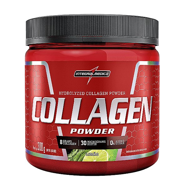 Collagen Powder - 300g - Diversos Sabores - Colágeno Hidrolisado - Integralmedica
