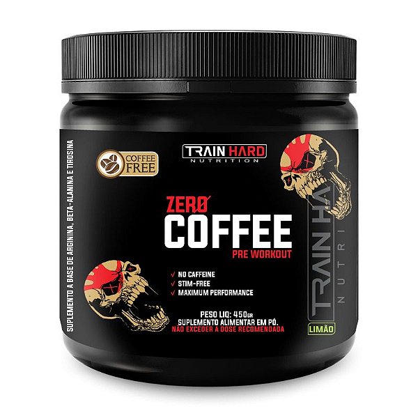 Pré Treino Zero Coffee 450g - Train Hard Nutrition