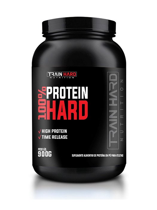 100% Protein Hard 900g - Diversos Sabores - Whey Train Hard Nutrition