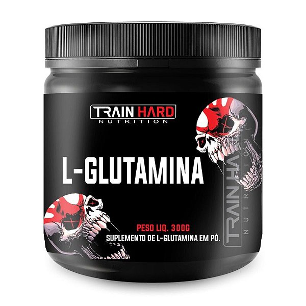 L-Glutamina 300 Gramas - Aminoácido Train Hard Nutrition