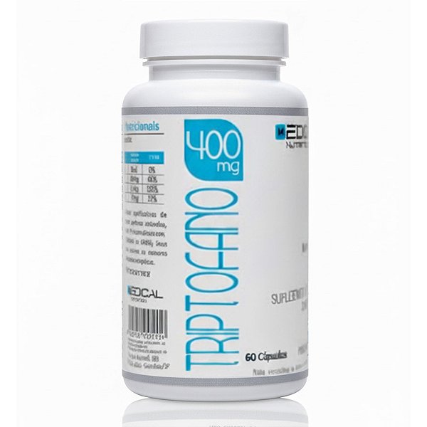 Triptofano 400mg 60 Cápsulas para Sono, Humor e Bem-Estar - Medical Nutrition