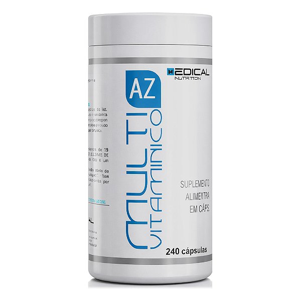 Multivitamínico AZ em Cápsulas: Imunidade, Energia, Performance e Saúde Óssea - Medical Nutrition