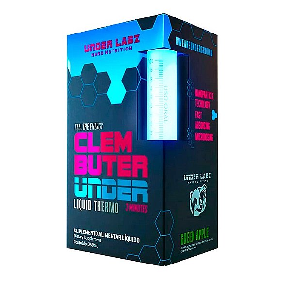Clembuter Under Liquid Thermo 250Ml - Under Labz Termogênico
