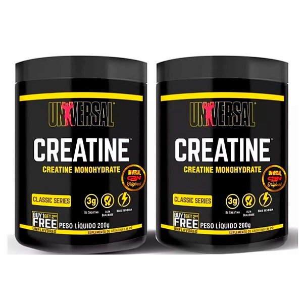 Creatina Monohidratada Combo 200g + 200g - Universal Nutrition