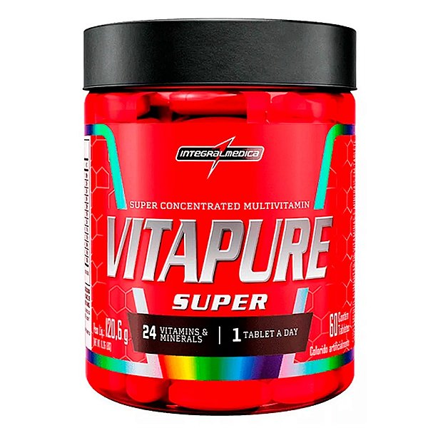 VitaPure Super 60 Cápsulas - IntegralMedica (VALIDADE CURTA MÊS 06)