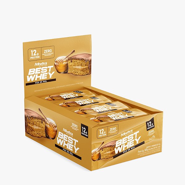 Best Whey Bar 12g C/ 12 Uni - Atlhetica
