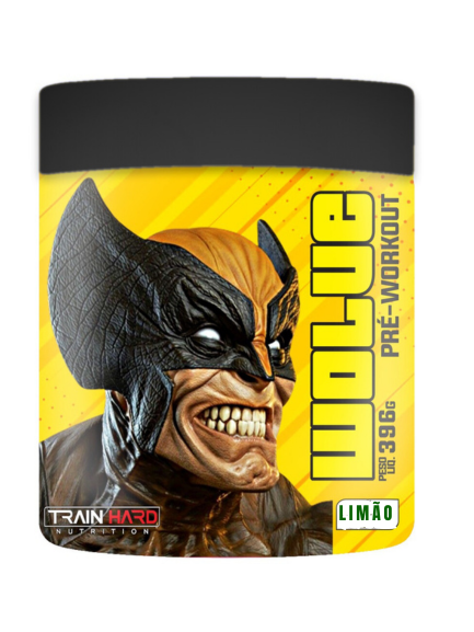 Wolve 396g Pré-Treino Train Hard Nutrition | Energia Extrema, Foco E Vasodilatação