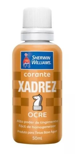 Corante Xadrez Ocre 50ML - Varejão das Tintas - Um mundo colorido ao seu  alcance