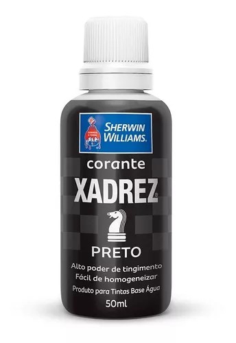 Corante Líquido Xadrez Preto 50ml - Destro