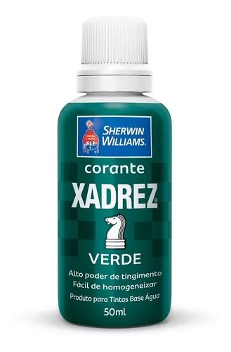 Corante Xadrez Alto Poder De Tingimento Base Água 50ml