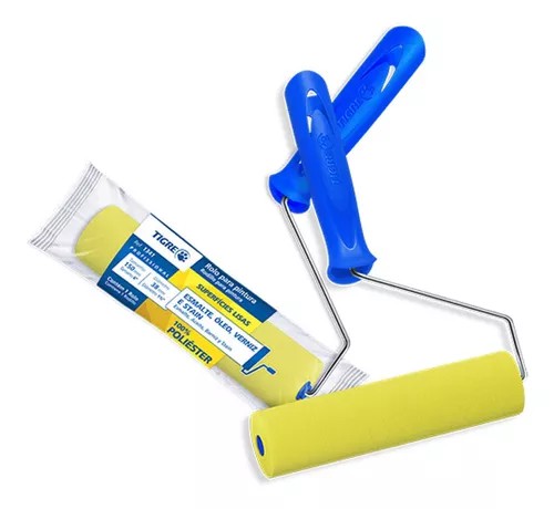 ROLO ESPUMA AMARELO 15CM COM CABO