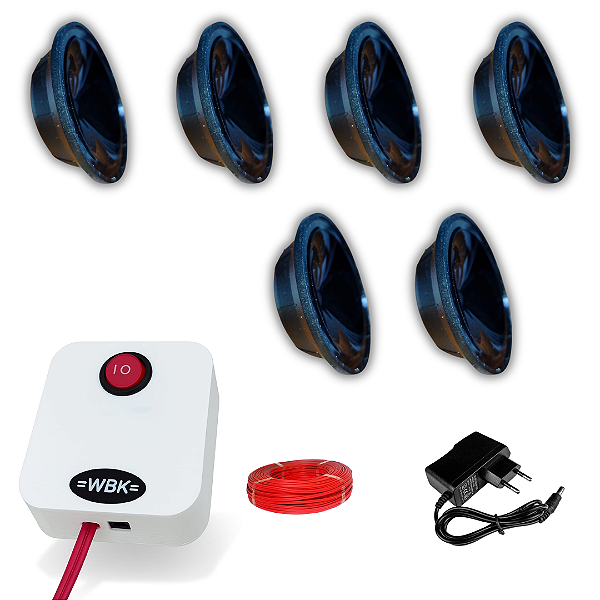 Espanta Pombo Ultra Potente Repelente Eletrônico C/ 6 Emissores - Ideal para casas e telhados