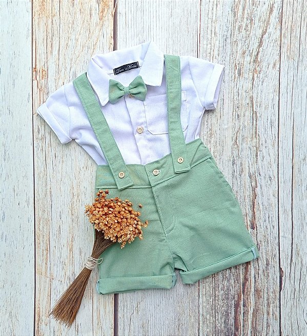Look Joaquim Verde Menta – Body branco