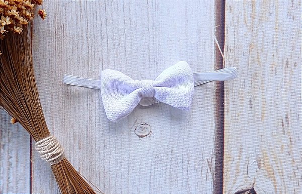 Gravata Borboleta - Branca