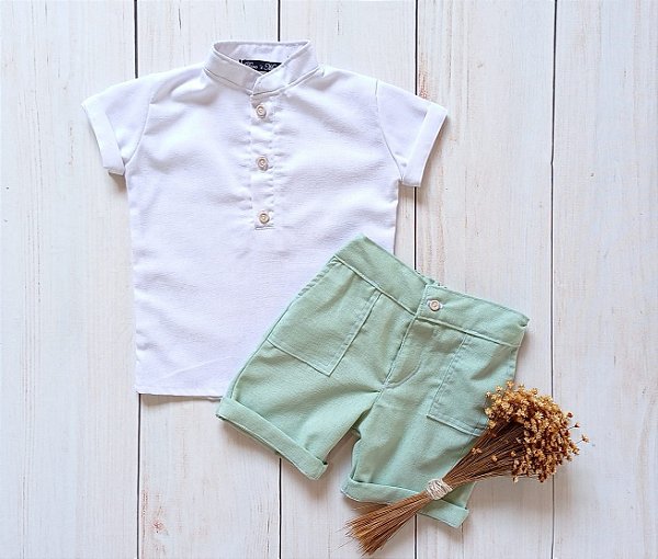 Look Rafa - Camisa Branca