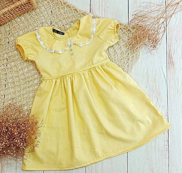 Vestido Amanhecer Amarelo