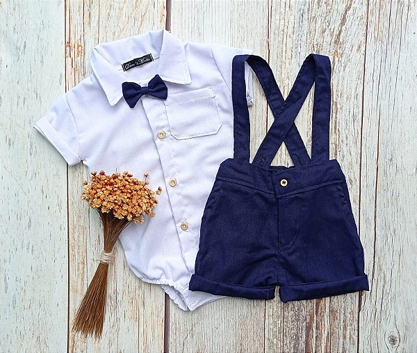 Look Joaquim Azul marinho