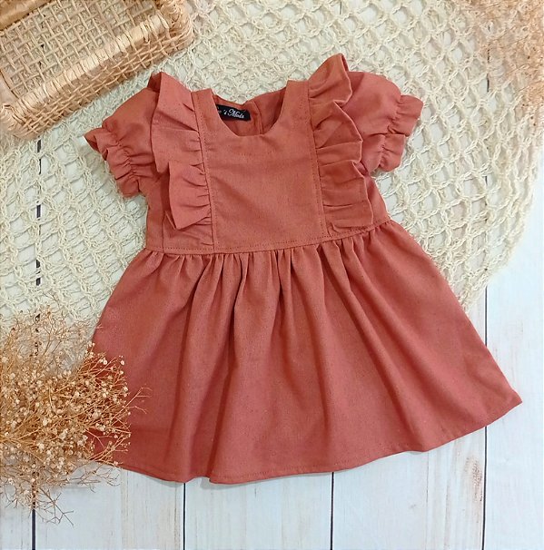 Vestido Anne - Rosa Antigo