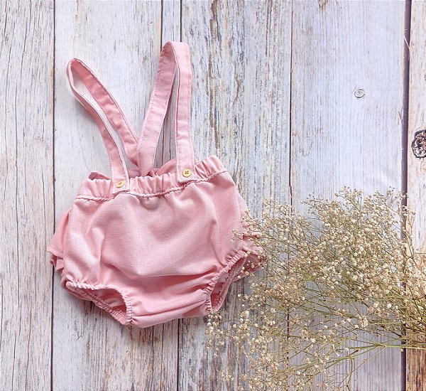 Tapa fralda Clara - Rosa