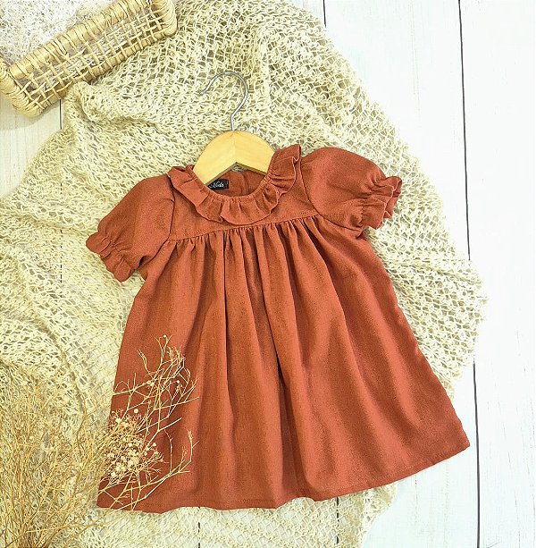 Vestido Julieta - Terracota