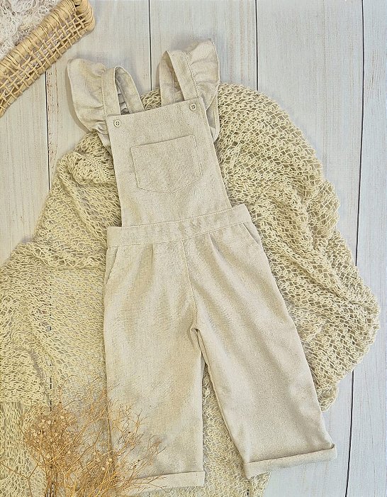 Jardineira Charlotte - Natural