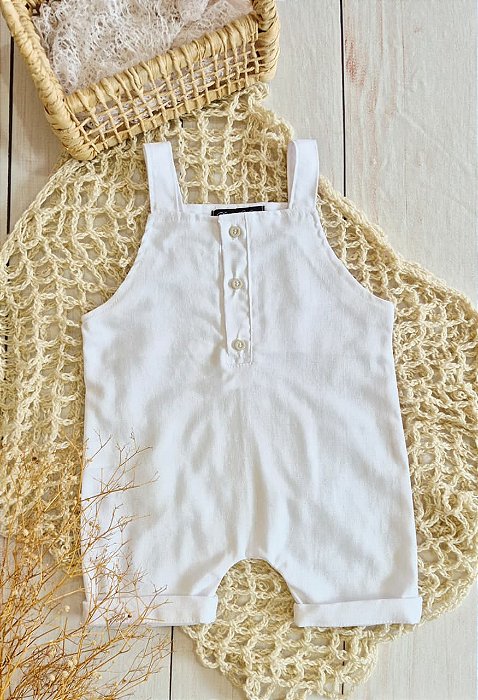 Jardineira Pierre - Branca