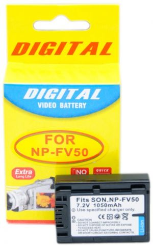 Bateria Compatível com Sony NP-FV50 (p/ Handycam CX160, CX560, XR160, PJ50V, SR68 e outras)