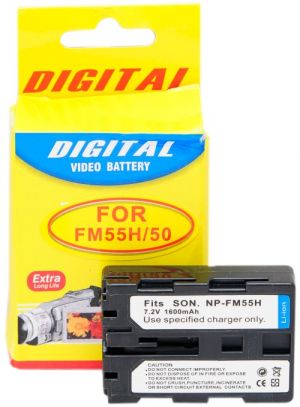 Bateria Compatível com Sony NP-FM55H, NP-FM50, NP-FM30 (p/ DSC-F707, F717, F828, A100 e outras)
