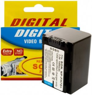 Bateria Compatível com Sony NP-FH70 (p/ Handycam HCR-DVD650 DCR-SR47 SR67 SR87 SX40)